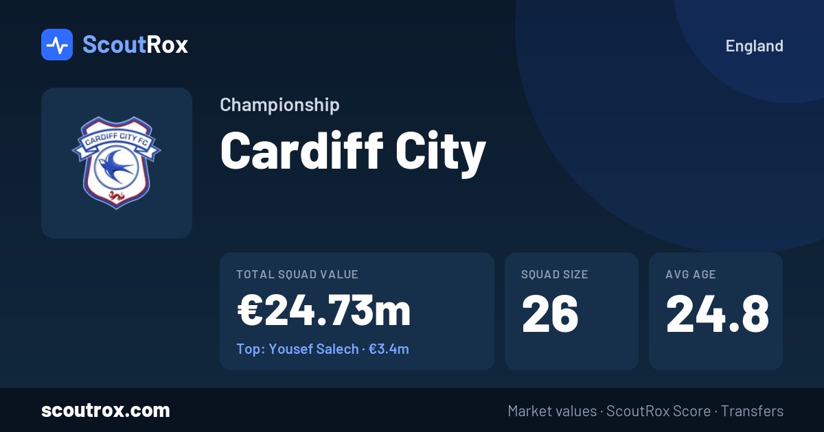 Cardiff City squad & market values