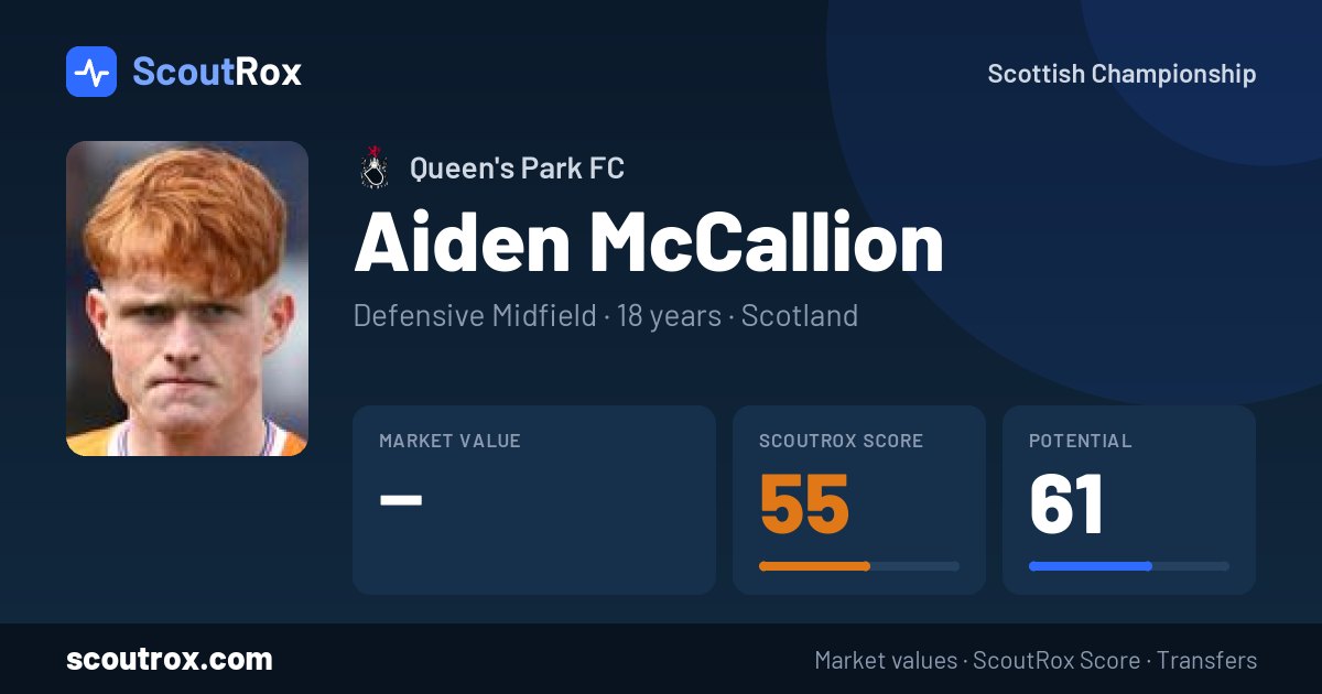 Aiden McCallion stats & market value