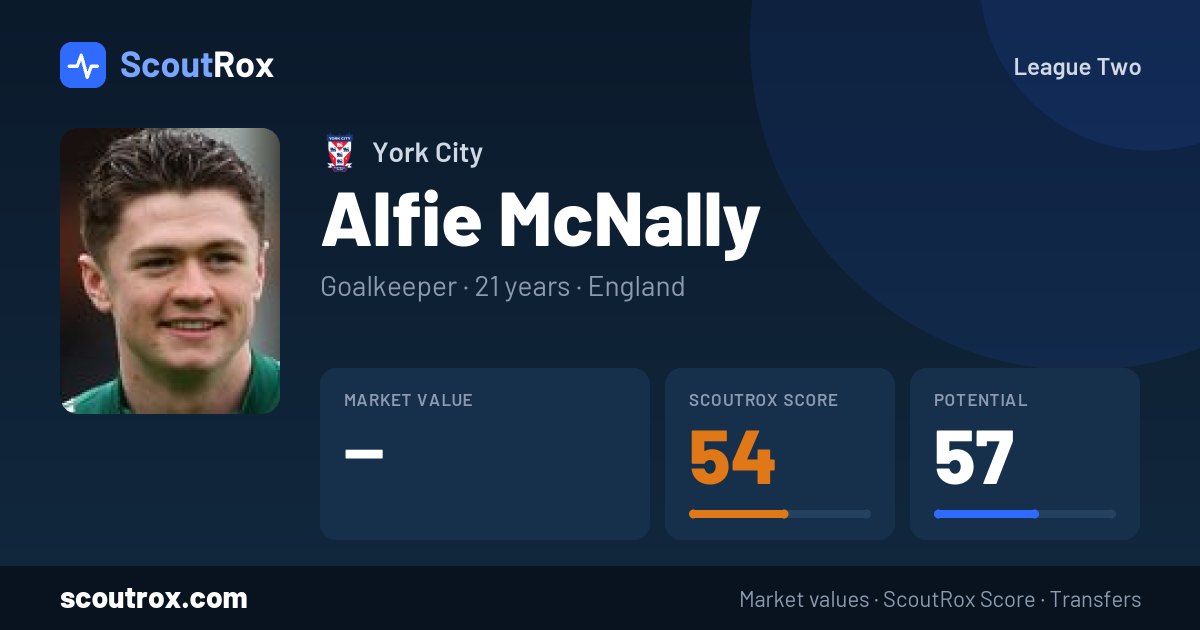 Alfie McNally stats & market value