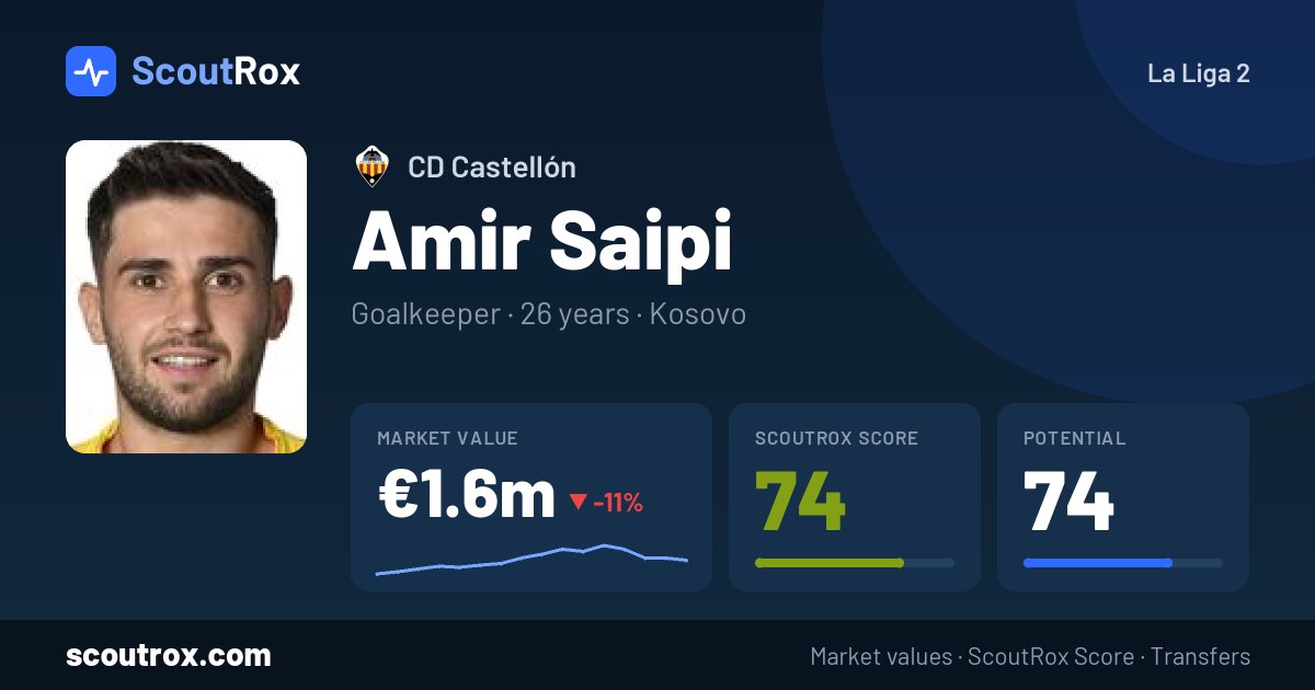 Amir Saipi stats & market value