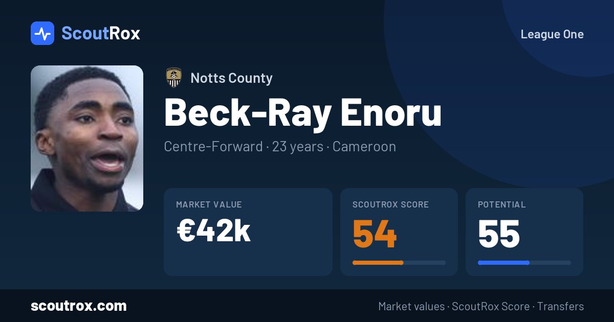 Beck-Ray Enoru stats & market value