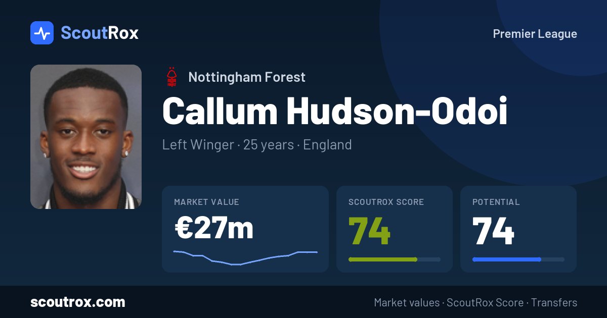 Callum Hudson-Odoi stats & market value