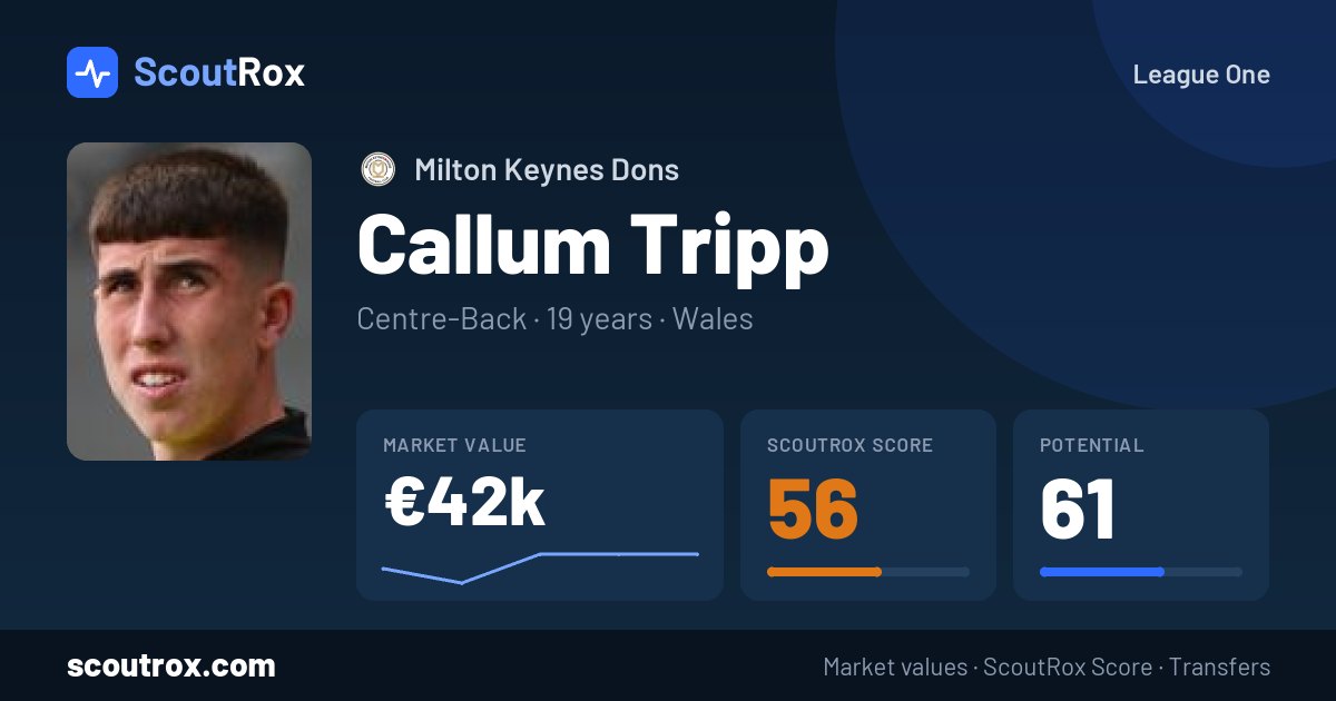 Callum Tripp stats & market value