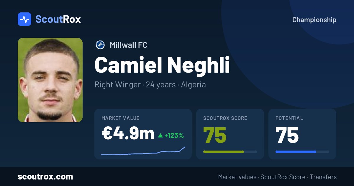 Camiel Neghli stats & market value