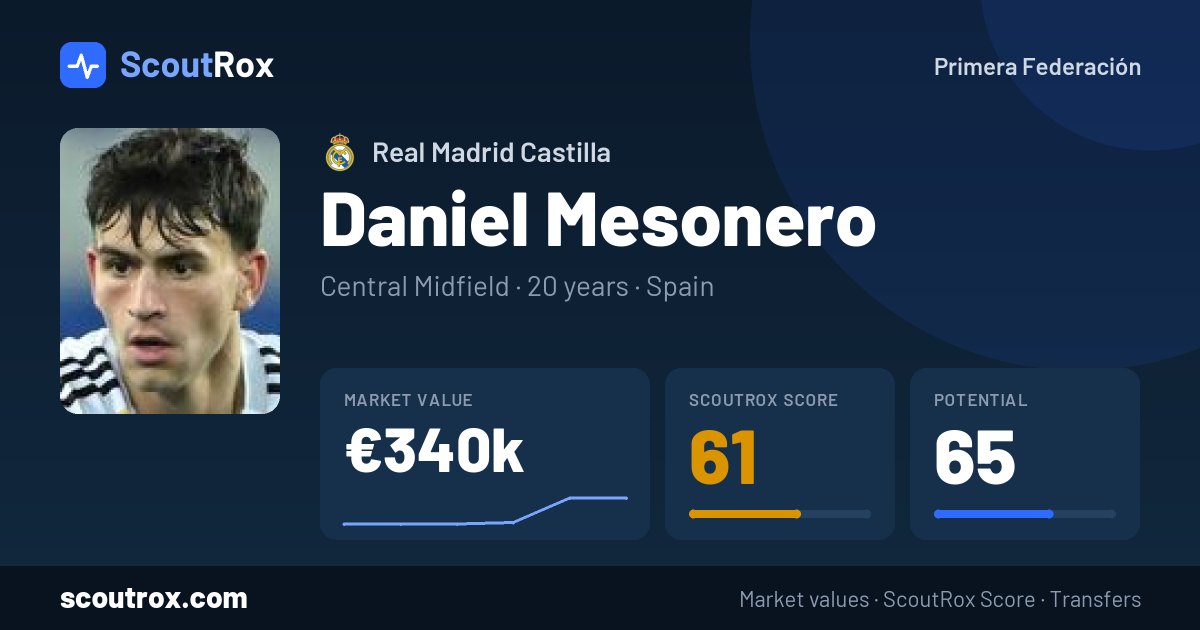 Daniel Mesonero stats & market value