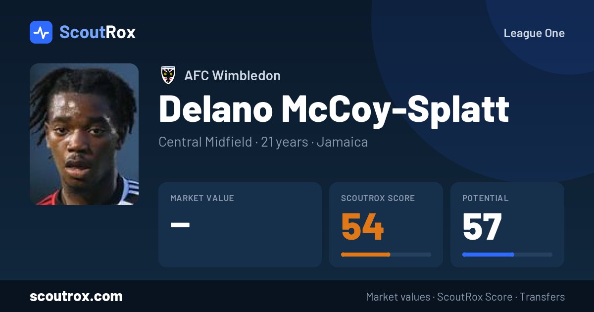 Delano McCoy-Splatt stats & market value