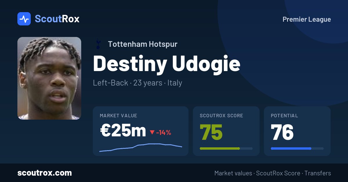 Destiny Udogie stats & market value