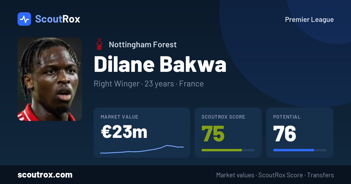 Dilane Bakwa stats & market value