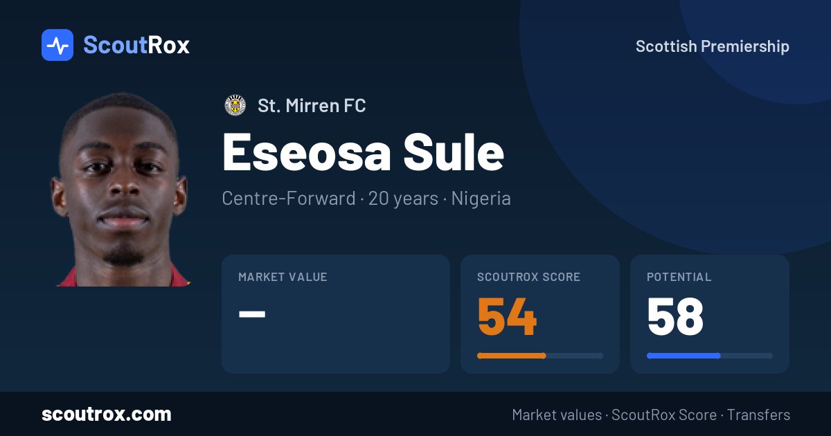 Eseosa Sule stats & market value