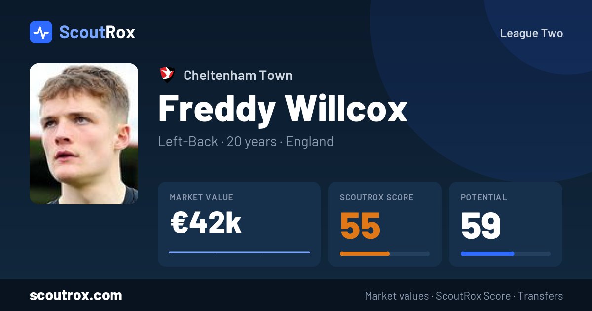 Freddy Willcox stats & market value