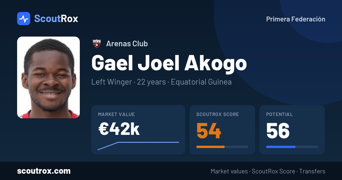 Gael Joel Akogo stats & market value