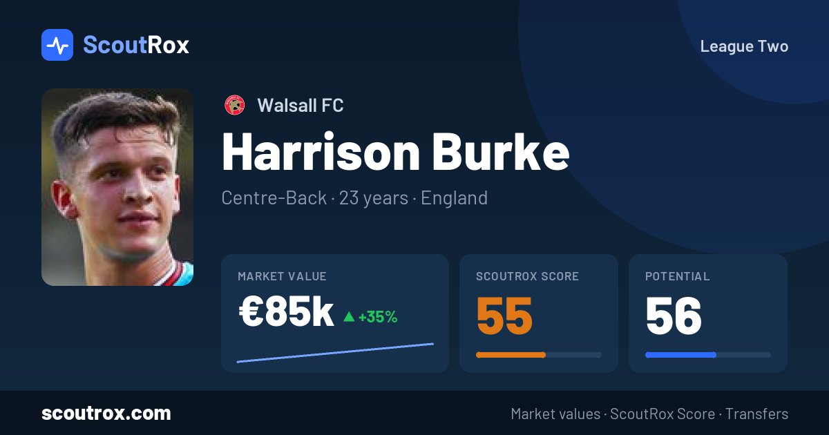 Harrison Burke stats & market value