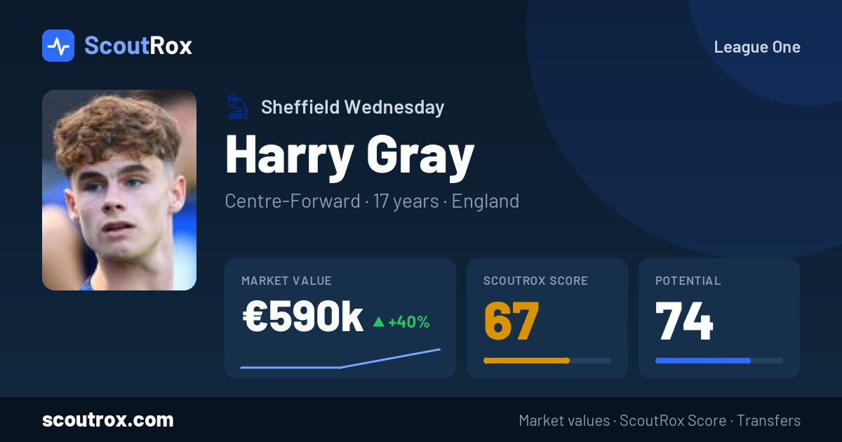 Harry Gray stats & market value