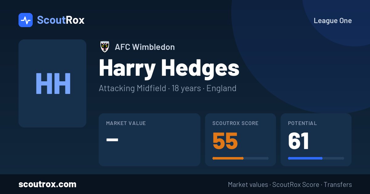 Harry Hedges stats & market value