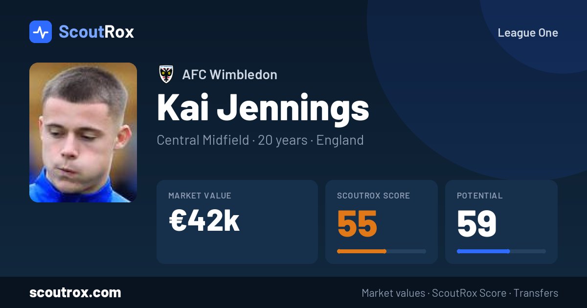 Kai Jennings stats & market value