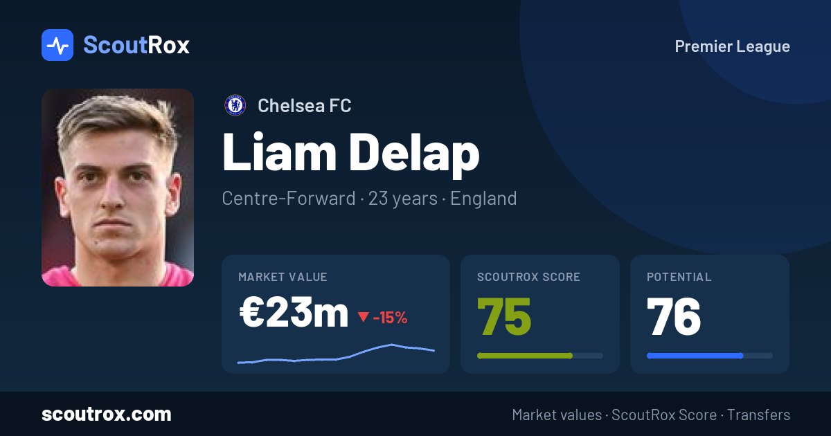 Liam Delap stats & market value