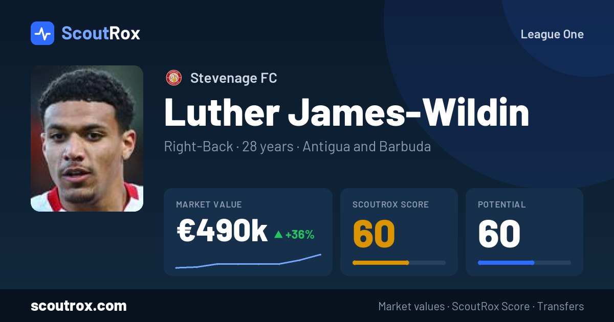 Luther James-Wildin stats & market value