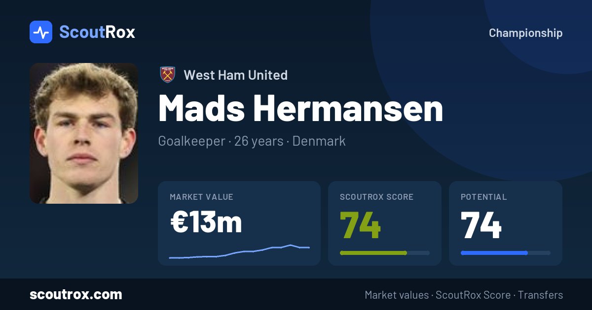 Mads Hermansen stats & market value