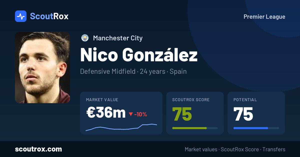 Nico González stats & market value
