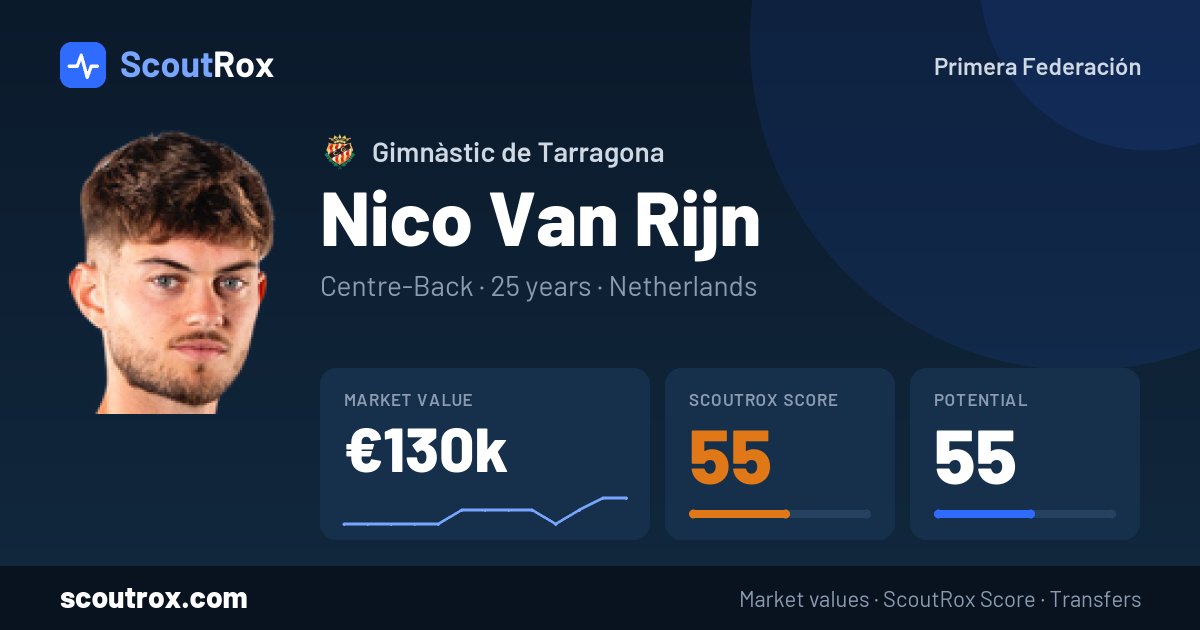 Nico Van Rijn stats & market value