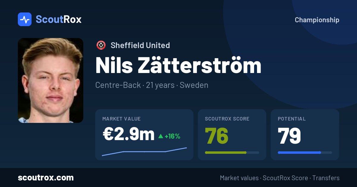 Nils Zätterström stats & market value