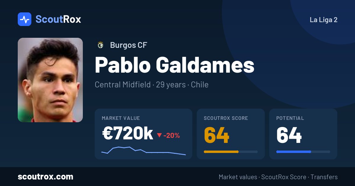 Pablo Galdames stats & market value