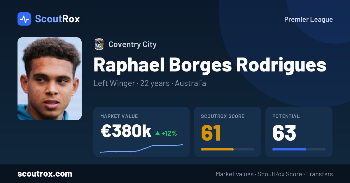 Raphael Borges Rodrigues stats & market value