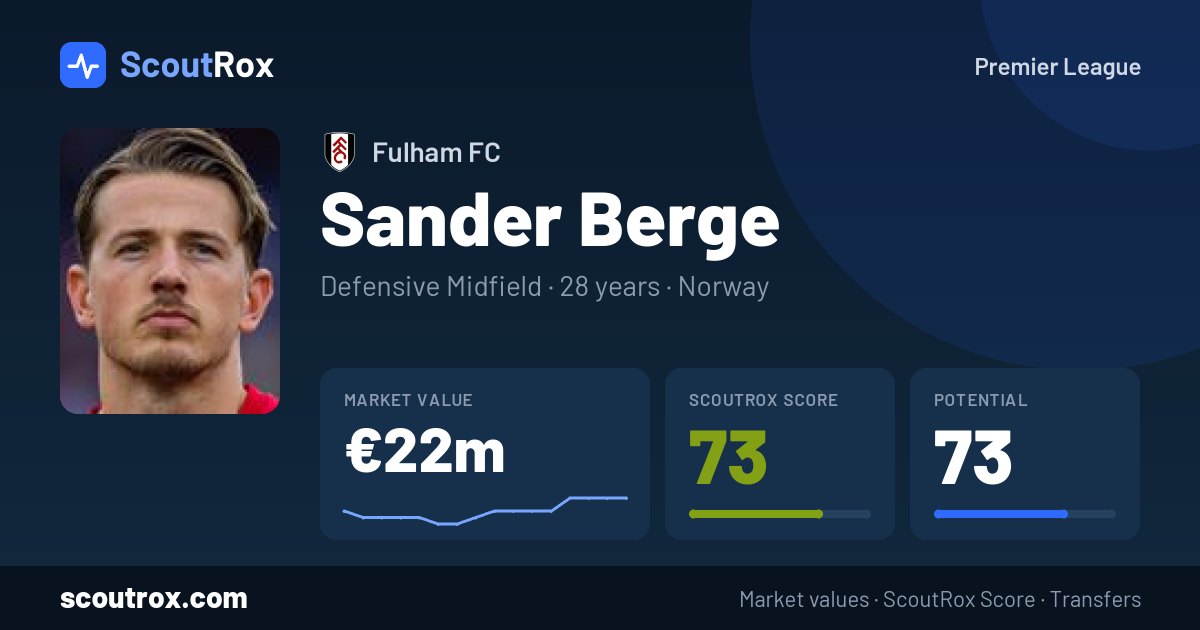 Sander Berge stats & market value