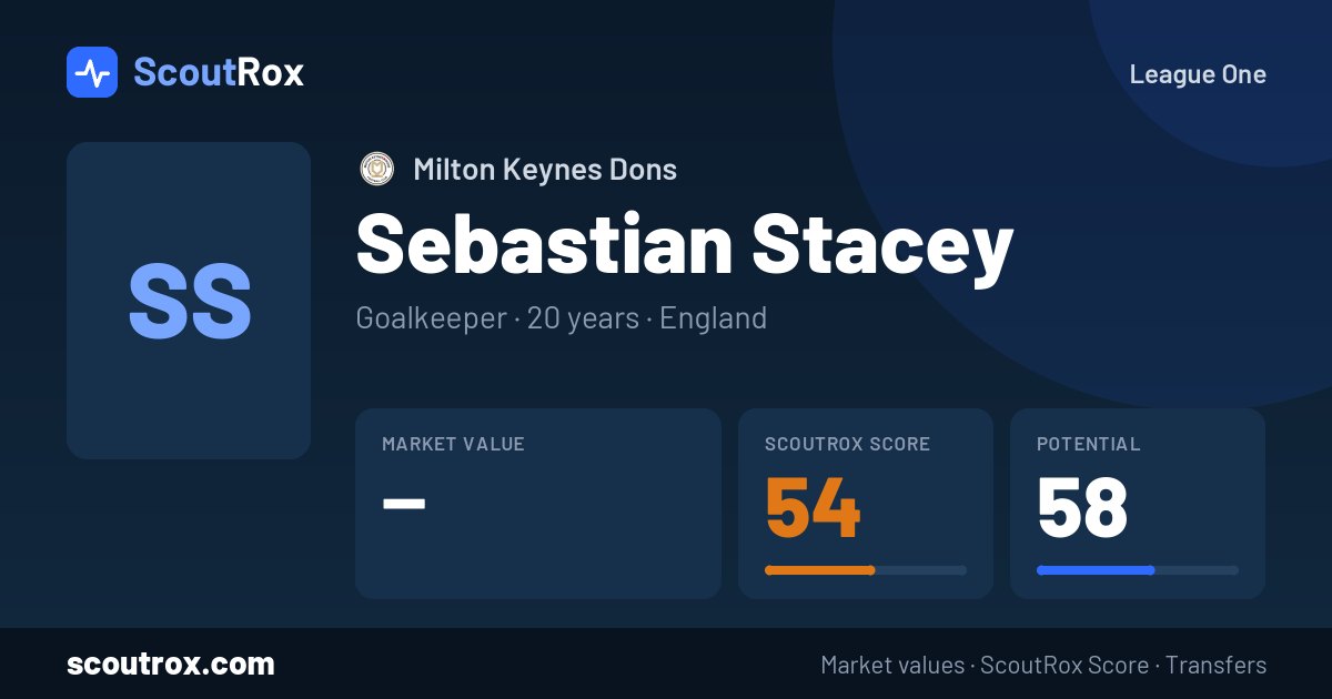 Sebastian Stacey stats & market value