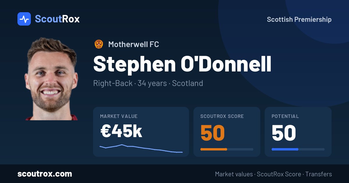 Stephen O'Donnell stats & market value