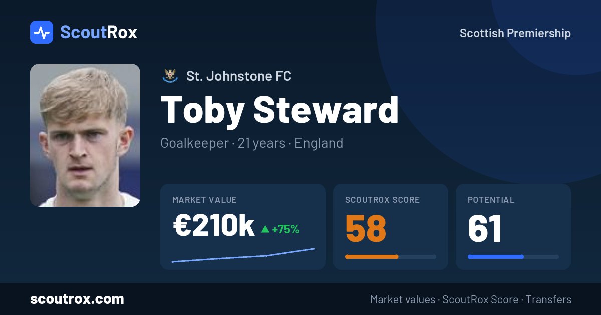 Toby Steward stats & market value