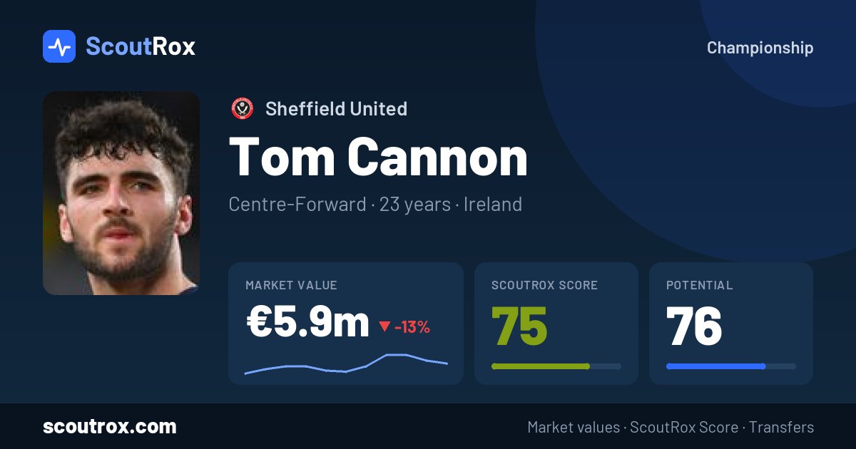 Tom Cannon stats & market value