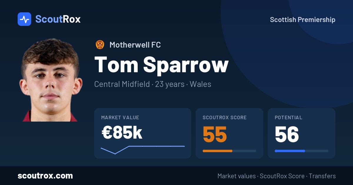 Tom Sparrow stats & market value