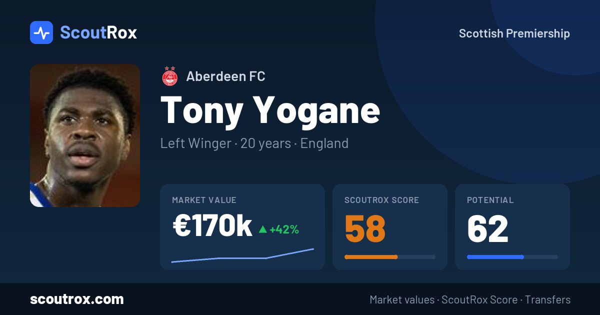 Tony Yogane stats & market value