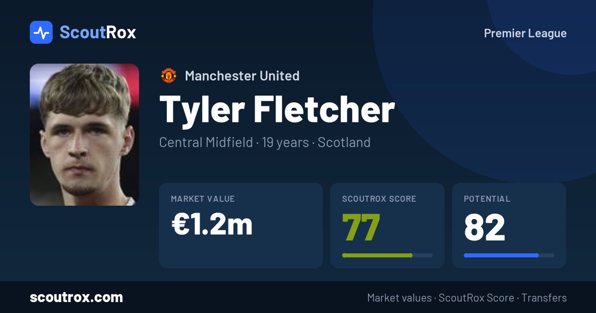 Tyler Fletcher stats & market value