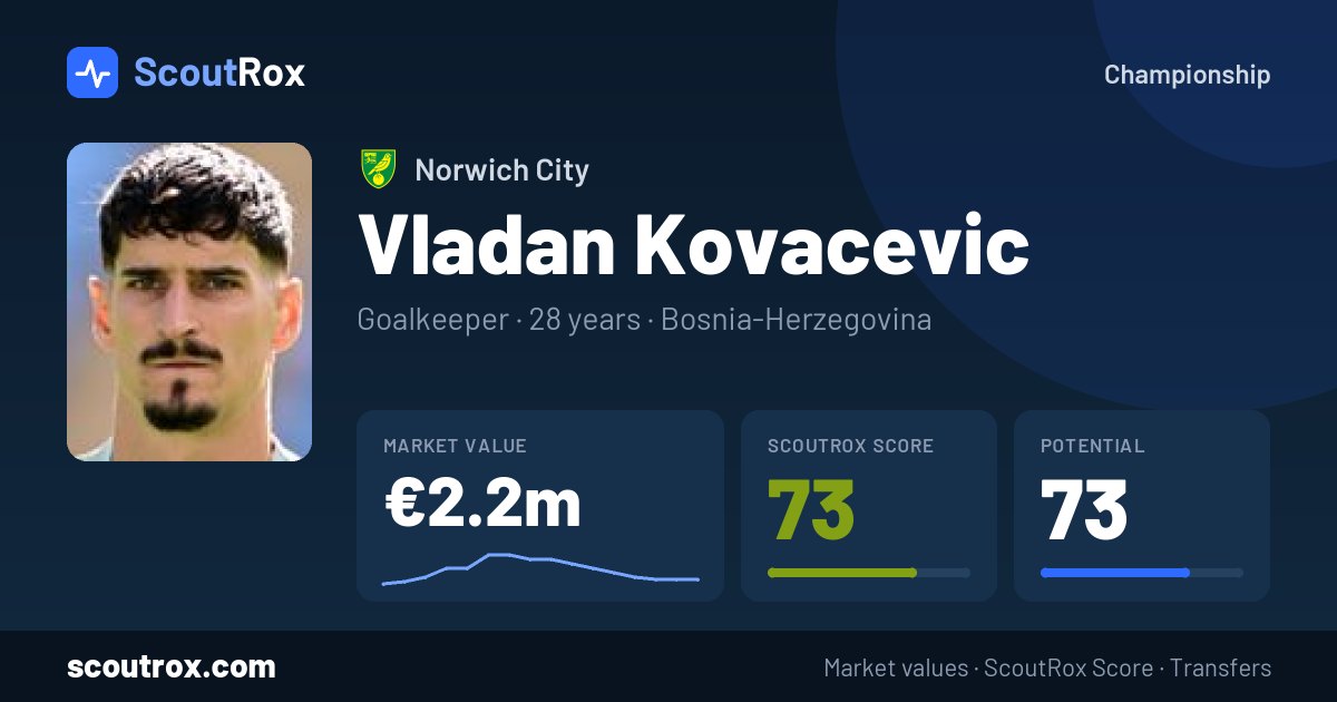 Vladan Kovacevic stats & market value
