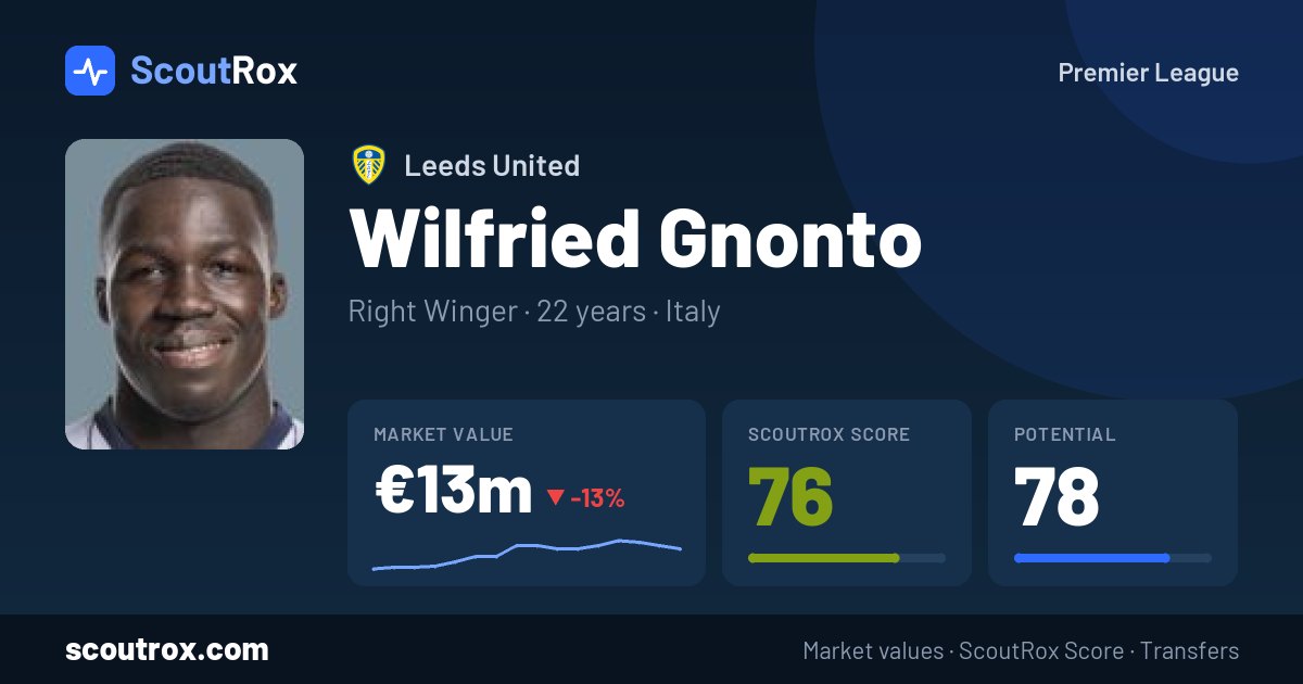 Wilfried Gnonto stats & market value